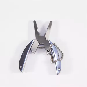 Tragbare Multifunktions-Klappzange Schlüsselanhänger Camping Überleben Edc Tools - Bild 1 von 6