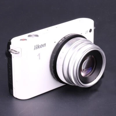 35MM APS-C F1.6 MC Prime Lens f+C Mount for Nikon 1 N1 V1 V2 J1 J2 Sliver mini - Image 1 of 4