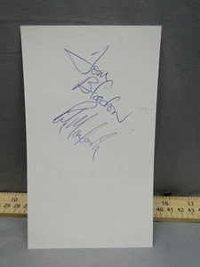 Rick MacLeish und Tom Bladon Philadelphia Flyers NHL Autogramm - Bild 1 von 3