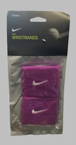 Nike Tennis Wristbands Fuchsia Purple Set of 2 OSFM - Picture 1 of 3