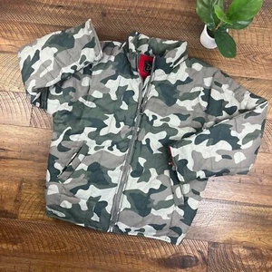 DETRE Small Neu mit Etikett Camouflage gefütterter Mantel Boutique Übergröße Damenjacke - Bild 1 von 7