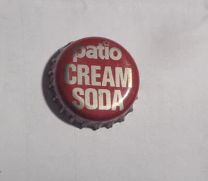 Bel raro tappo bottiglia Pop Cola vintage Patio Cream Soda di Pepsi, 1963? - 1975? - Foto 1 di 4