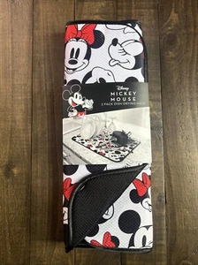 Best Brands Disney Minnie Mouse Dish Drying Mats 2 pack, 2 Soft Kitchen Mats - Picture 1 of 3