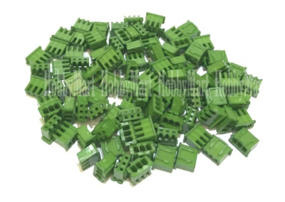 JST-XH 2.5mm 3Pin GREEN Color Female Connector Socket for DIY RC 2S Battery x100 - Image 1 of 4