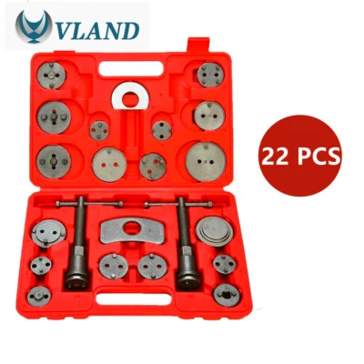 VLAND UNIVERSAL CAR DISC BRAKE CALIPER PISTON REWIND WIND BACK TOOL 22 PCS 1pair