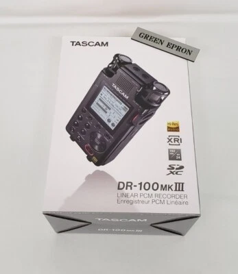 【Unopened】TASCAM DR-100MK3 Stereo Linear PCM Recorder 24bit/192kHz Hi-Res - Image 1 of 4
