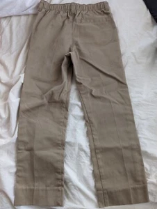 Free Shipping! Girls size 6x school uniform pants lot of 2 in tan-kahki coloring - Picture 1 of 5