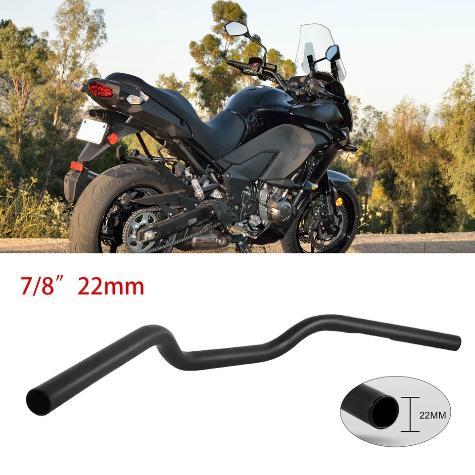 7/8" 22mm Motorcycle Handlebar Tracker Drag Bar For Kawasaki Z125 Z250 Z400 Z650 Foto 1 de 4