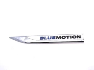 Genuine New VOLKSWAGEN BLUEMOTION LEFT LH WING BADGE Emblem Golf Mk7 2013-2016 - Picture 1 of 2