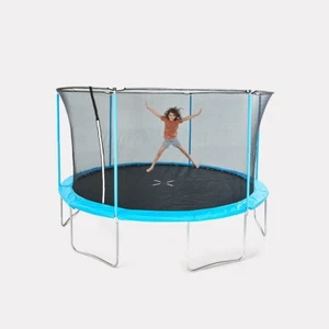 14 Foot Trampoline with Enclosure Kids Trampoline Outdoor Fun Activity - Picture 1 of 9
