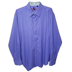 Robert Graham X Collection Hemd lila Regular Kontrastkragen Bündchen Gr. XL TG - Bild 1 von 9