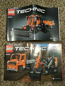 Lego Technic 42060 Roadwork Crew  - 2 Booklets - INSTRUCTIONS Manual ONLY