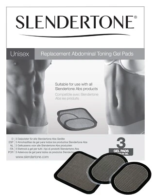 Almohadillas de gel tonificante abdominal de repuesto SLENDERTONE - NUEVAS Foto 1 de 4