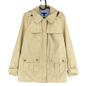 Tommy Hilfiger Beige Coton Mélange Caban Taille M - Photo 1/12