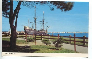 Vintage Postcard The Mayflower II Plymouth MA MA2118 - Picture 1 of 2