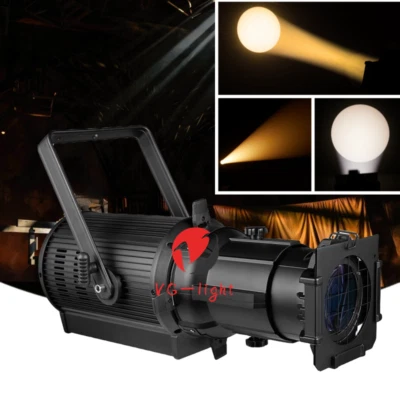 300W Stage COB LED DMX Imaging Ellipsoidal Spotlight 2in1 LED Profile Spot Light - Image 1 of 4