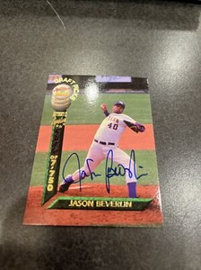 Jason Beverlin # to 7750 Signed 1994 Signature Rookies Draft Picks Hologram COA