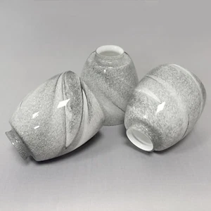 Ceiling Fan Light Glass Lamp Shade Replacement, Handblown Gray Glass Lampshade f - Picture 1 of 6