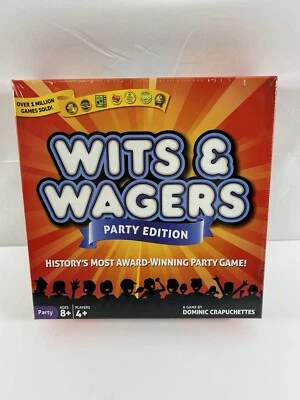 Wits & Wagers Party Edition Board Game - New & Sealed! Award-Winning Family Game - Image 1 of 4