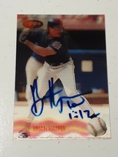 Brian Harper Milwaukee Brewers 1994 Sportflics Autograph Card #7 READ DESCRIP