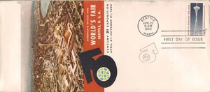 #1196 World's Fair- Seattle- FDC Expo Lodging (Mellone's #15) Advertising FDC - Picture 1 of 2