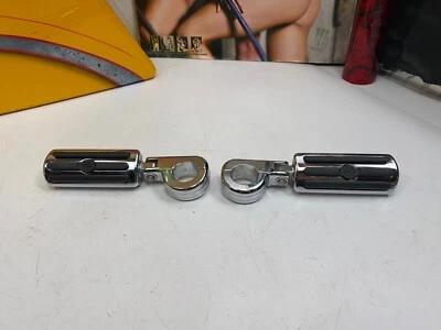 🔥OEM Harley 88-22 Barra y Escudo Protector de Motor Barra de Choque Carretera Touring Clavijas🔥 Foto 1 de 4