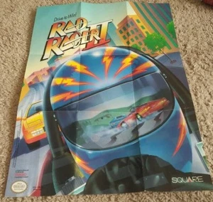 NES Rad Racer 2 II POSTER promo inserto brochure NINTENDO Square - Foto 1 di 1