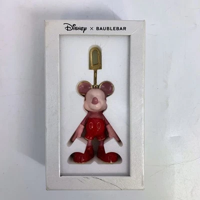 BaubleBar x Disney Mickey Pink Colorblock Enamel Bag Charm - Image 1 of 4
