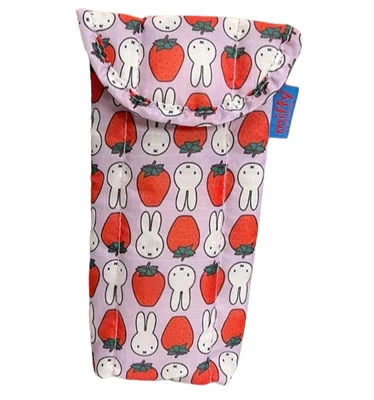 Nuevo Estuche Gafas Miffy Fresa Gafas Gafas de Sol Almacenamiento Suave Protector Rosa Foto 1 de 3