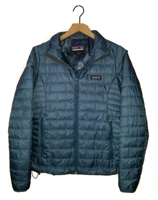 Jaqueta Patagonia Nano Puff Lagom Azul Primaloft Isolada Puffer NOVA Feminina Pequeno - Imagem 1 de 4