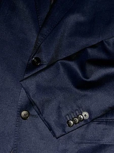 New Z Zegna Classic Navy Blue Silky Wool & Mohair Blend Jacket Blazer 38/40 - Picture 1 of 7