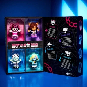 New Exclusive Little People Collector Monster High Set Rare Ltd Ed In Stock - Imagen 1 de 6