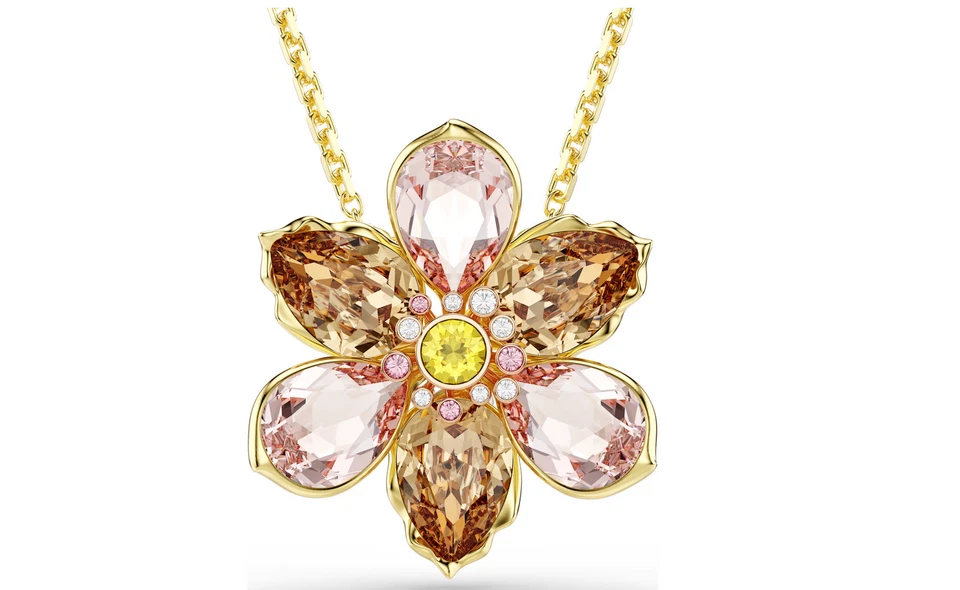 Swarovski 5735227 Pendente e spilla Idyllia Taglio misto Fiore Multicolore - Immagine 1 di 1