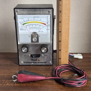 Vtg Hawk Exhaust Gas Analyzer Model 620 Meter Untested Japan Mechanic Tool - Picture 1 of 12
