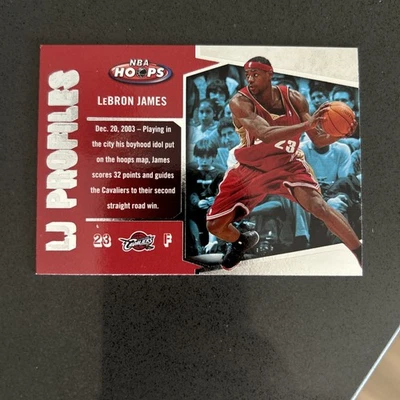 Price Drop - 2006 Fleer NBA Hoops Lebron James Lbj-7 Nr Mint + LJ Profiles Cavs - Image 1 of 2