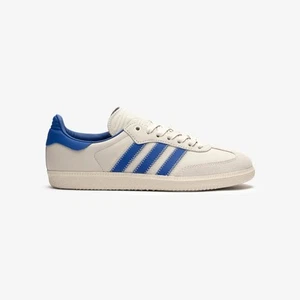 Para Hombres Adidas Pharrell Samba Raza Humana Blanco Azul Gimnasio Estilo de Vida Zapato IG2088 Pares - Imagen 1 de 9