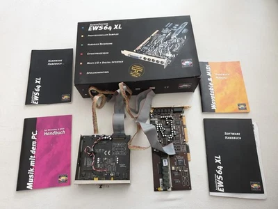 Terratec EWS 64 XL mit original Handbüchern, Originalverpackung, 16MB-SIMM-Modul - Bild 1 von 4