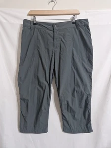 Columbia Charcoal Grey Womens Size 14 Capri Crop Leg Trousers W36 L20 - Picture 1 of 20