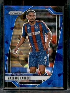 2024-25 Panini Prizm Premier League #169 Maxence Lacroix Blue Ice #/75 - Foto 1 di 2