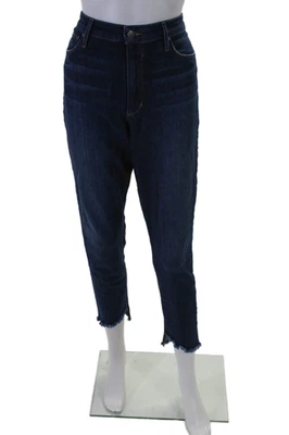 Pantalones de mezclilla ajustados Joes para mujer con cremallera tiro alto lavado oscuro azul talla 30 Foto 1 de 4
