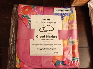 Little Sleepies New In Bag Mother's Day Floral Cloud Blanket - Picture 1 of 2