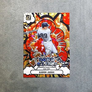 Béisbol Panini Donruss 2025 - Bomb Squad #18 Aaron Judge Red Ice 069/149 - Imagen 1 de 3