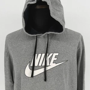 Nike Sportswear Club Para hombres Gris Clásico Logo Pullover Sudadera con Capucha XL - Imagen 1 de 6