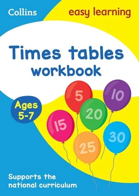 Times Tables Workbook Ages 5-7: Ideal for home learning (Collins Easy...  - Image 1 of 3