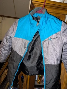 Zero Exposure Jungen Wintermantel blau grau schwarz, Gr. S-8 - Bild 1 von 3