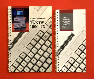 Vintage Tandy 1000 TX Practical Users Guide Manual 1987 And Quick Reference  - Image 1 of 4
