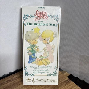 Precious Moments The Brightest Star Christmas Songs CASSETTE TAPE Golden Music - Bild 1 von 2