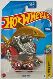 Hot Wheels 2024 HW Mega Bite Series #1/5 Shark Bite #HTC01 1:64 Scale - Picture 1 of 2