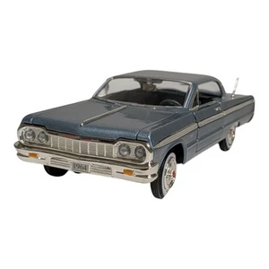 Motor Max 1964 Chevrolet Impala 1:24 Diecast Low Rider Blue 8.5"L - Picture 1 of 24