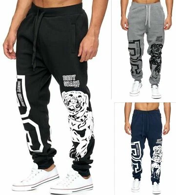 Jogginghose Sporthose Fitness Bulldogge Hund Bodyguard Training Sport Jogging